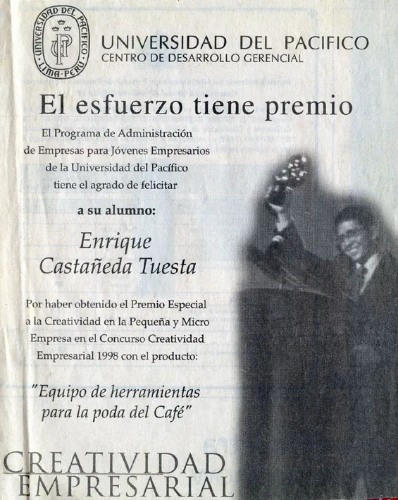 Felicitación de la Universidad del Pacífico